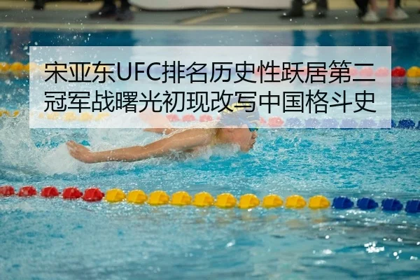 宋亚东UFC排名历史性跃居第二 冠军战曙光初现改写中国格斗史